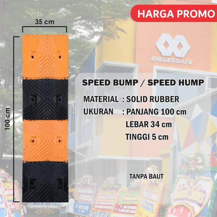 Jual Speed Bump Karet Rubber M Polisi Tidur Speedbump Speed Hump Tanpa Dynabolt