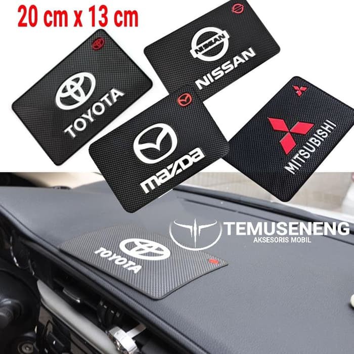 Alas Hp Mobil Dashboard Logo Nissan Anti Slip Dash Mat Dashboard Mobil Tatakan Sticky