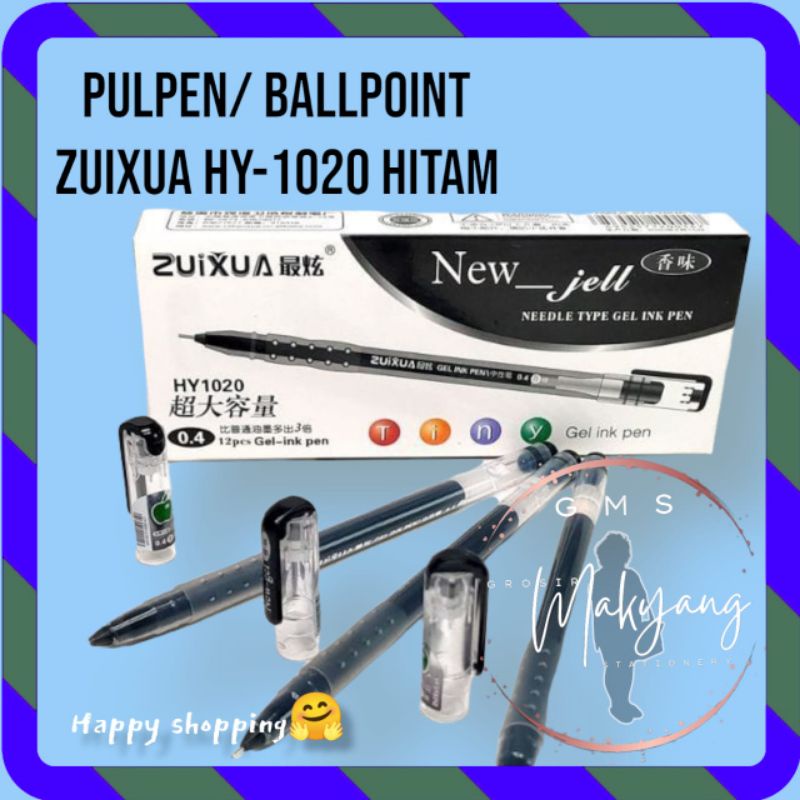

pulpen Gel ZUIXUA New Gel 0.4mm(Lusin)/ballpoint Gel/Gel pen/ballpen Gel/Pena Gel