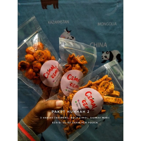 

PAKET MIX HUHAH 2 BASRENG CIMOL SIOMAY MINI