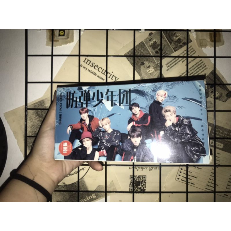 

Preloved set KPop BTS Foto kartu pos