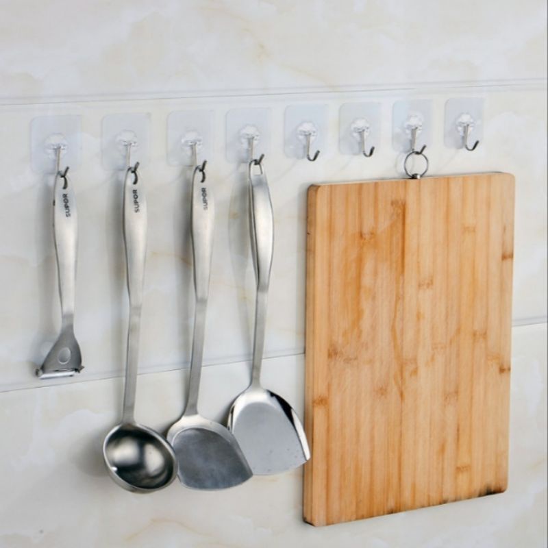 Gantungan Tempel Dapur | Gantungan Baju Handuk Kamar Mandi | Gantungan Tempel Serbaguna