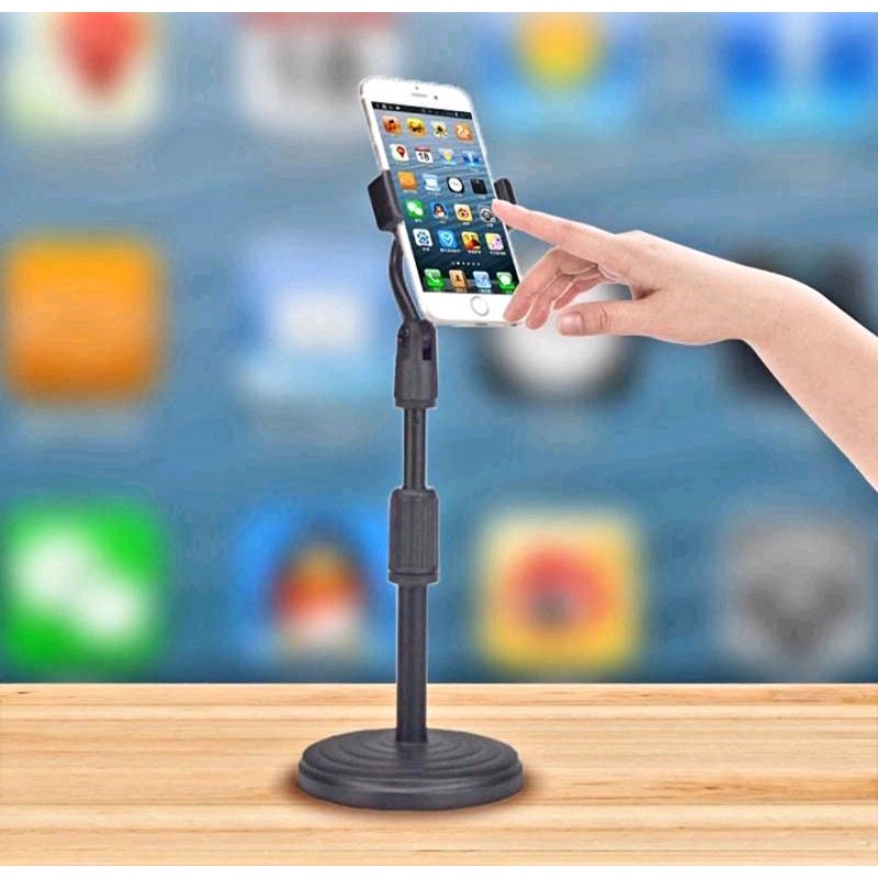 HD25- Holder Meja Hp Vibox L7 / Stand hp Universal Multifungsi / Stand holder HD-25 For LIVE Phone