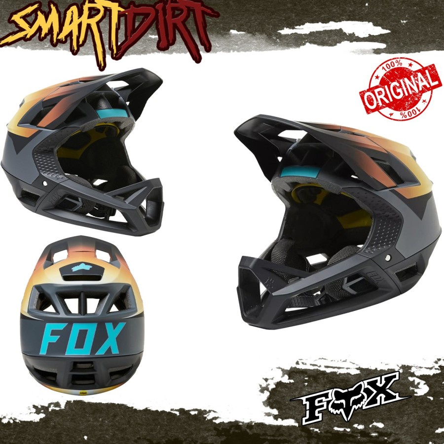 HELM SEPEDA FOX PROFRAME VOW BLACK 2023 HELM MTB FOX PROFRAME ORIGINAL