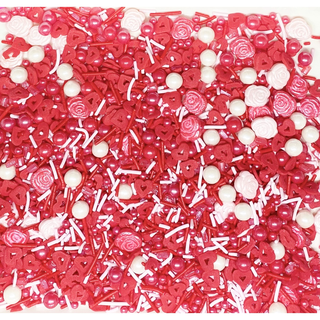 

Sprinkle permen impor - heart valentine