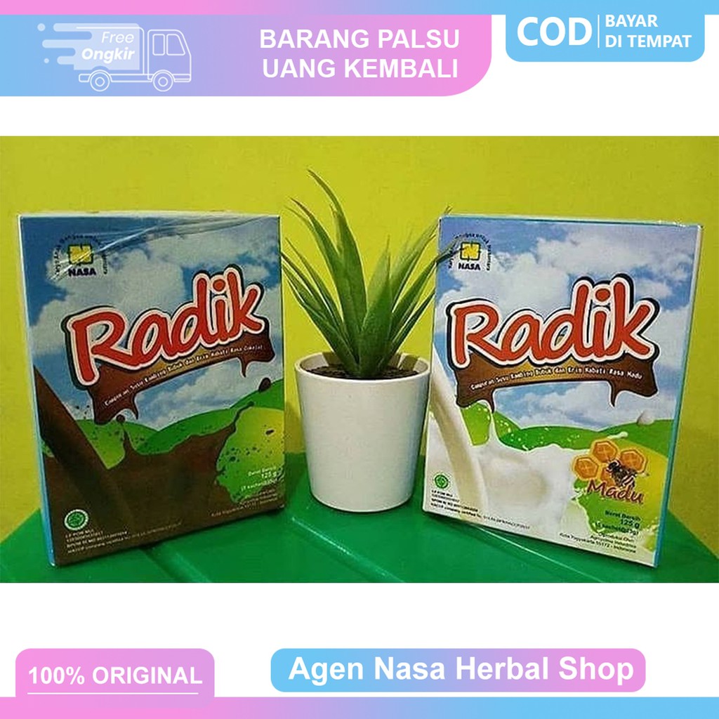 

PENAMBAH NUTRISI TUBUH - PENAMBAH BERAT BADAN - SUSU HERBAL RADIK RASA MADU - SUSU KAMBING ETAWA