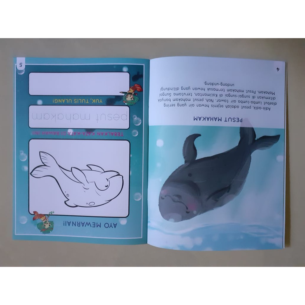 850+ Gambar Mewarnai Hewan Air HD Terbaik