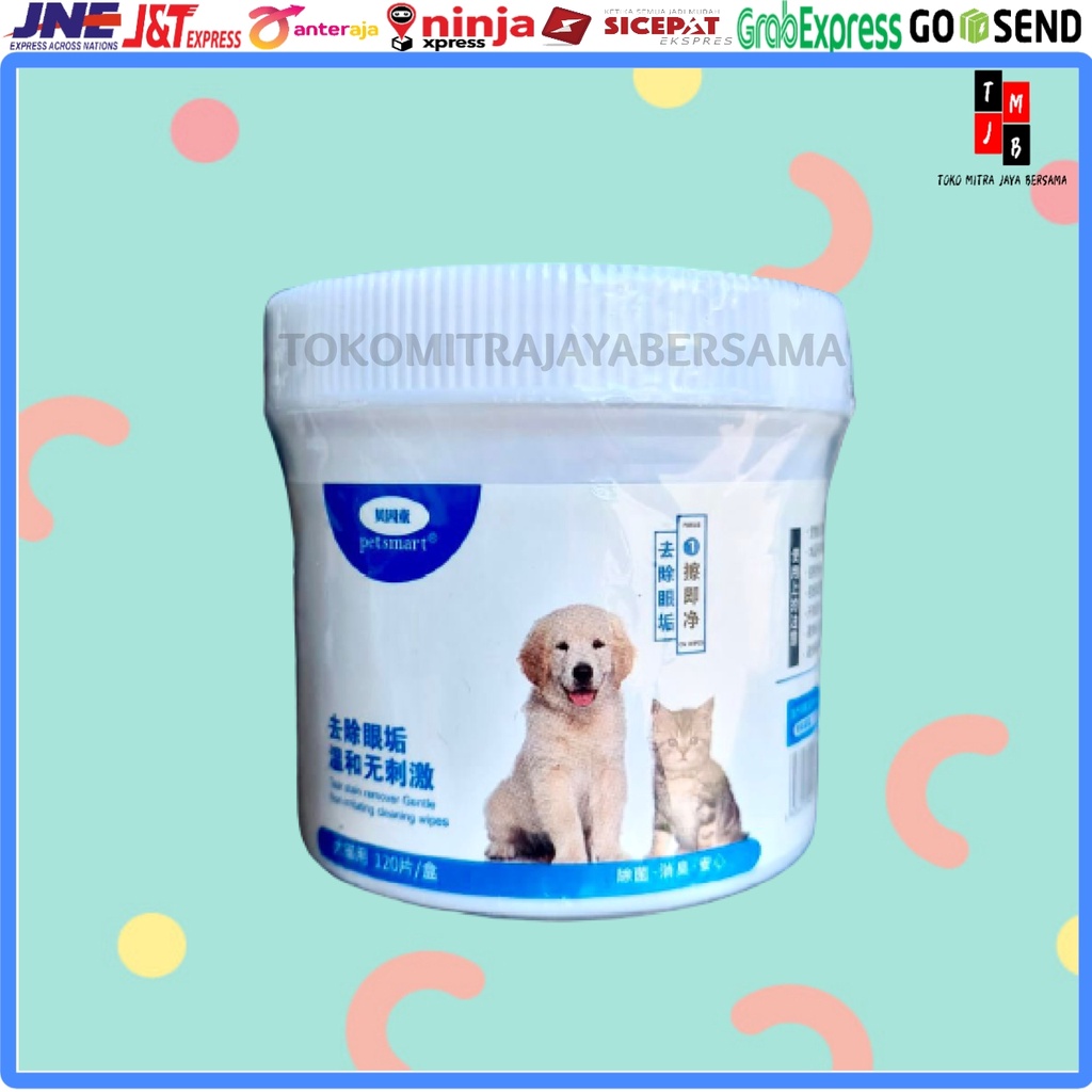 TISU TELINGA MATA KUPING PEMBERSIH TISSU BASAH HEWAN ANJING KUCING KELINCI EAR EYE WIPES