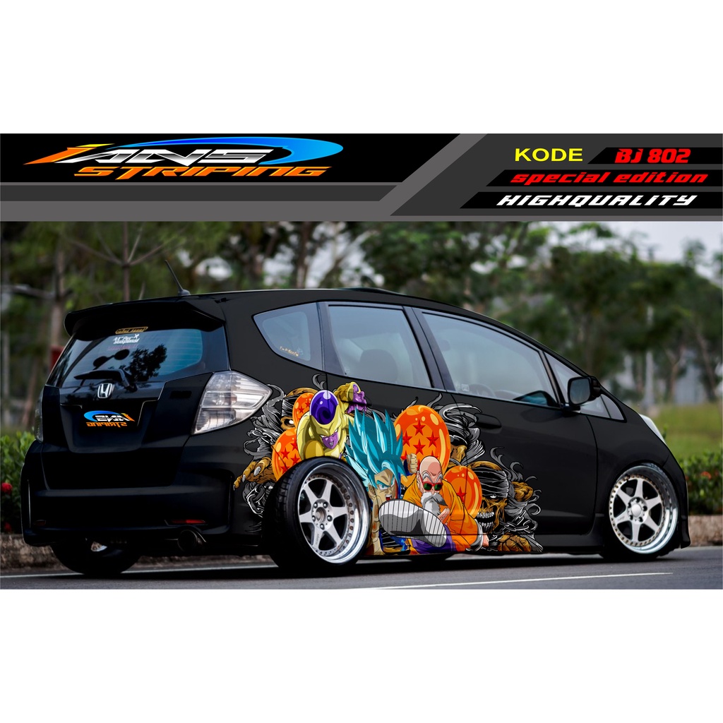 STIKER DECAL MOBIL HONDA BRIO / JAZZ RS / MOBILIO / AGYA / YARIS / ATOS / STICKER MOBIL