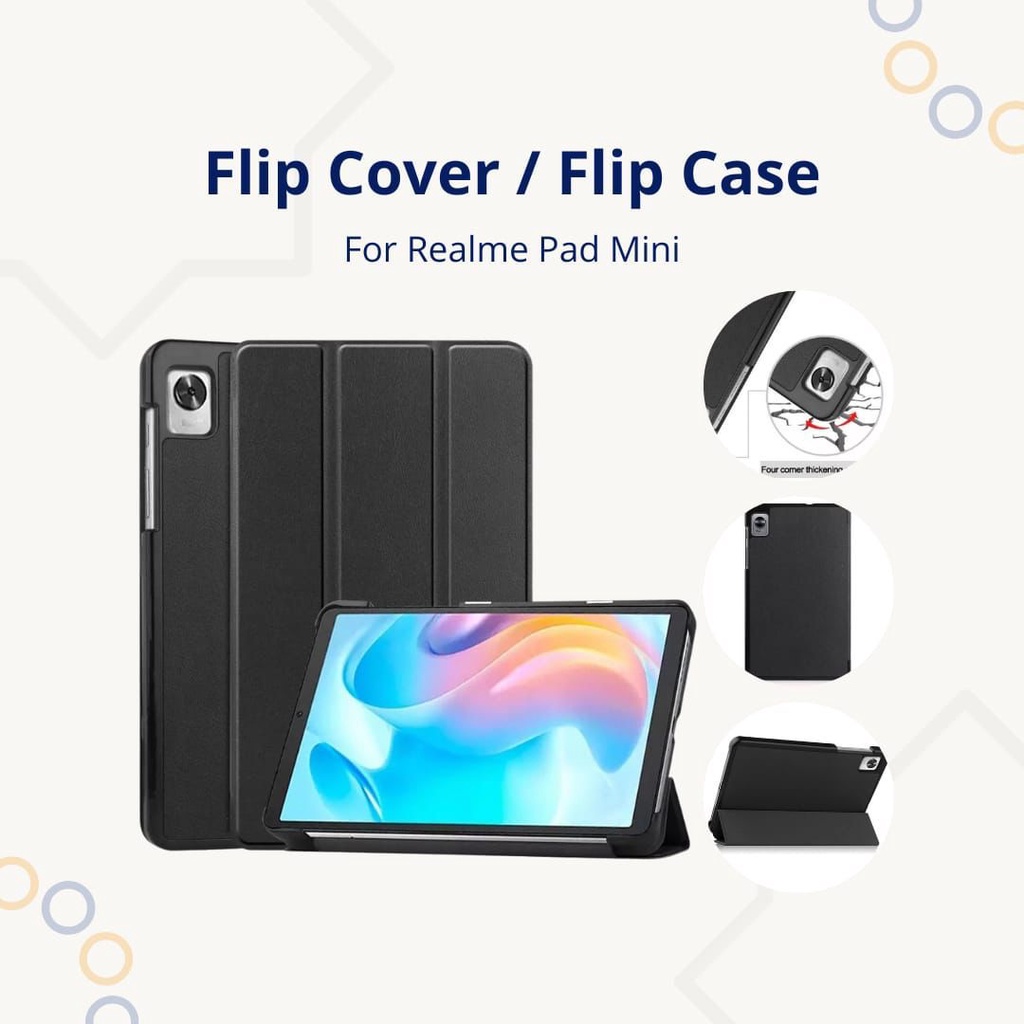 Bumper AERO Case Realme Mini Pad 8.7 My Choice Dove Cover Tab Leather Flip Case Magnetic Auto Sleep TPU Softcase Ultrathin