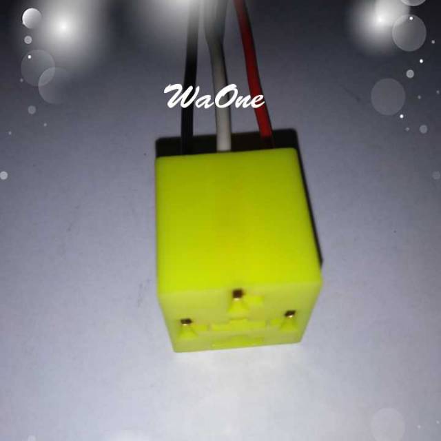 Socket Rumah Relay 4kaki Fitting Relay Klakson Lampu 4 Kaki