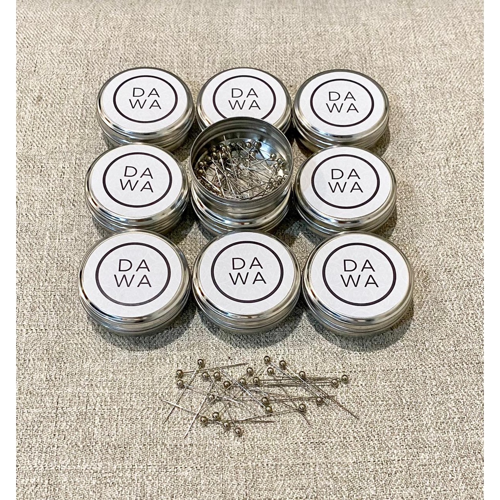 Jarum pentul silver | Jarum pentul premium | Silver pin  |  Straight pin