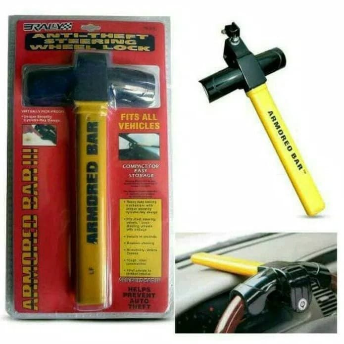 AMORED Car Steering Lock Kunci Stir Setang Mobil Universal