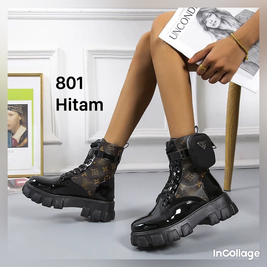 SEPATU WANITA BOOTS 801