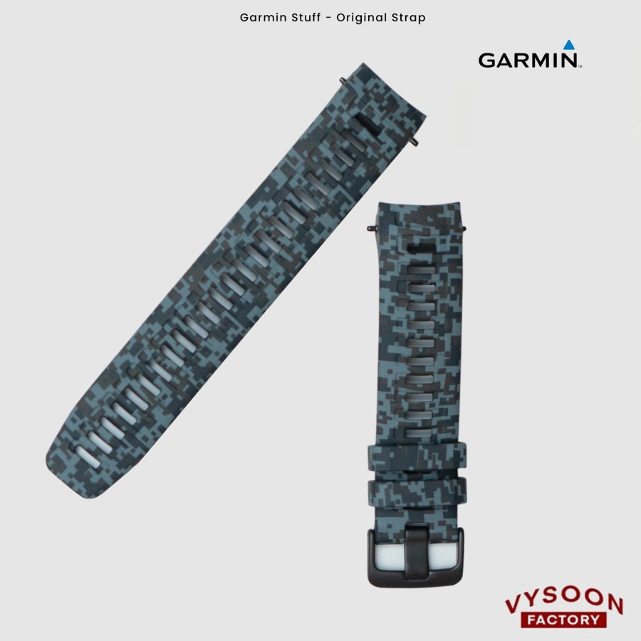 Strap Rubber Tali Karet Jam Smartwatch Garmin Instinct - Camo Graphite