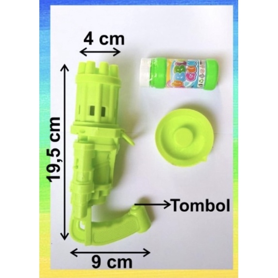 Mainan Anak Bubble Gun Pistol SH675 / Gelembung Sabun Anak Buble Gun Cairan Sabun Balon
