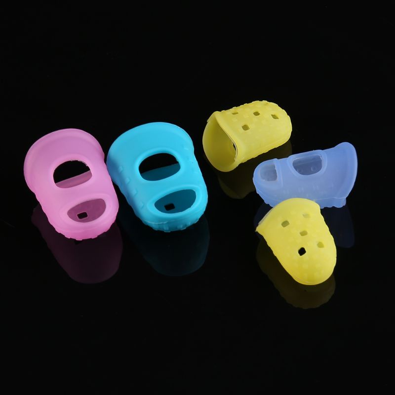 Btsg Ujung Jari Bahan Silikon Untuk Case Fingertip for Protection Cover Warna Random Anti Slip Untuk Kerajinan Printing 3D