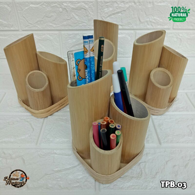 

Tempat Pensil/Pulpen Bambu type TPB.03