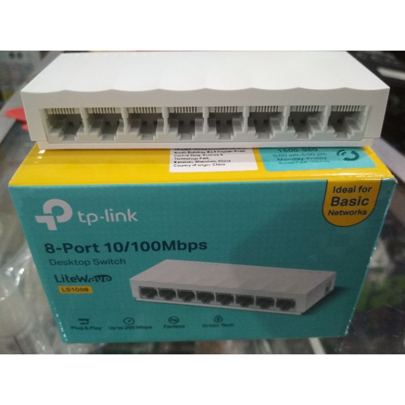 tp link tp-link 8 port 10/100 mbps switch hub