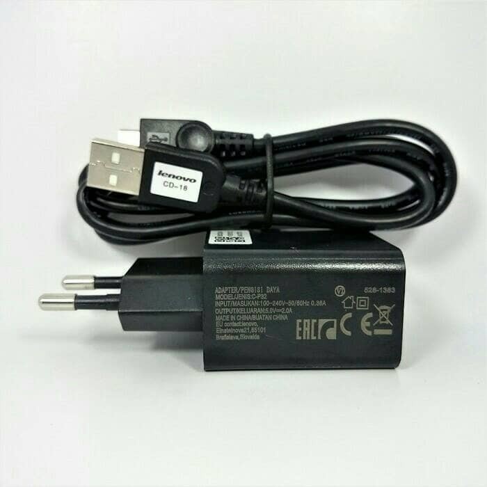 ORIGINAL 100 CHARGER LENOVO 2.4A ORI