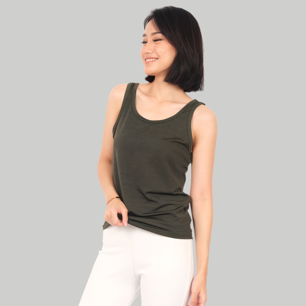 Monellina NITZA Tank Top Wanita Oversize Polos Singlet-1