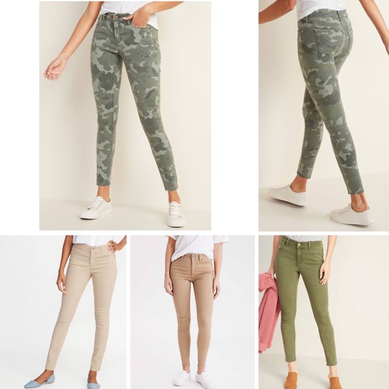 Celana  Jeans Wanita OLD NAVY Hight -Waisted Rockstar Super Skinny Denim Baranded Original