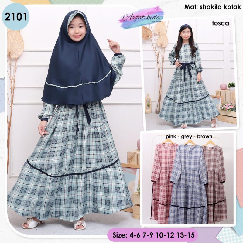 gamis anak shakila kotak
