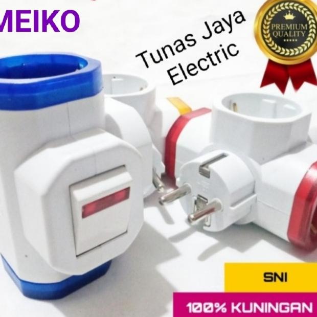 ☺ Steker T Arde + Saklar On-Off Warna LIGHT HOUSE ✱