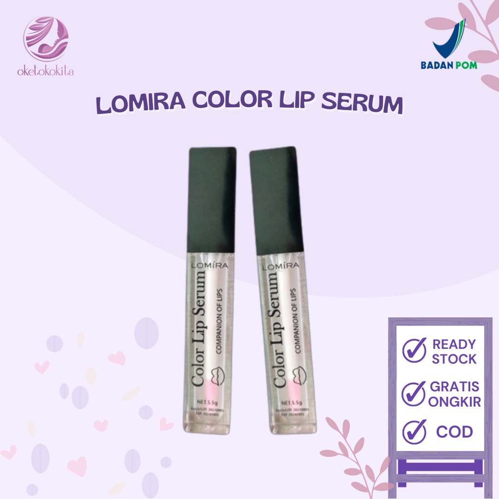 LOMIRA Lip Serum ORI Serum Bibir BPOM Color Lip Gloss