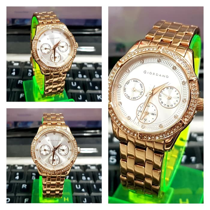 Jam tangan Giordano original 2768 rose gold