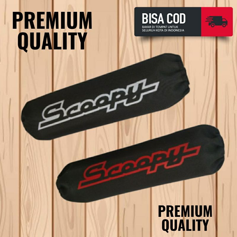 cover shock breker atau sarung sok motor belakang honda Beat Vario PCX ADV Scoopy bahan waterproof