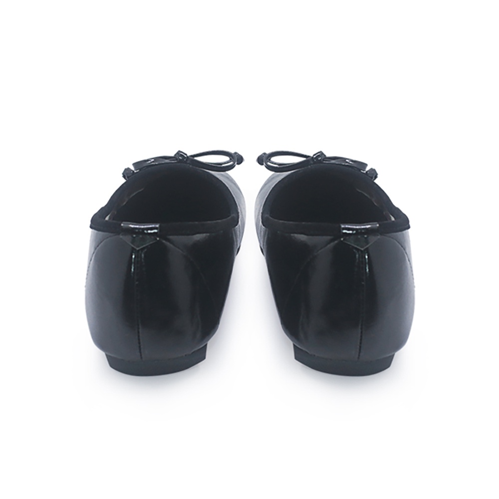 d'Lafeet Sepatu Flat Wanita - Freya Black / Ramayana Jatinegara