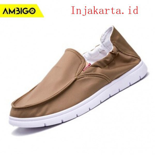 Ambigo Sepatu Pantofel DM96 Pria Model Terbaru Sepatu Slip On Pria Sepatu Kerja Sepatu Santai Formal