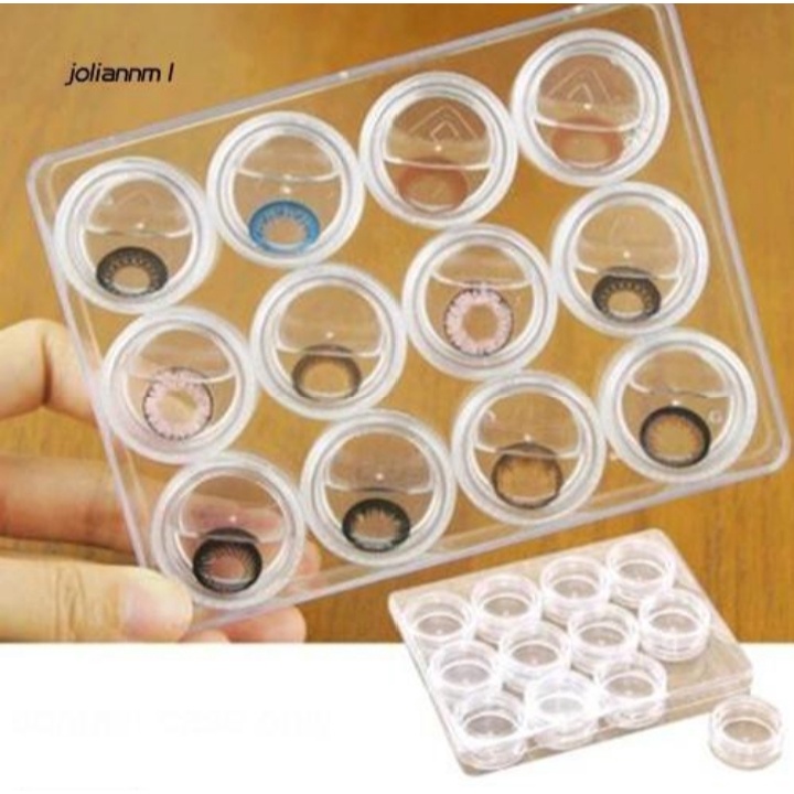 LANCASE SOFTLENS TEMPAT KOTAK SIMPAN SOFTLENS 12 SEKAT