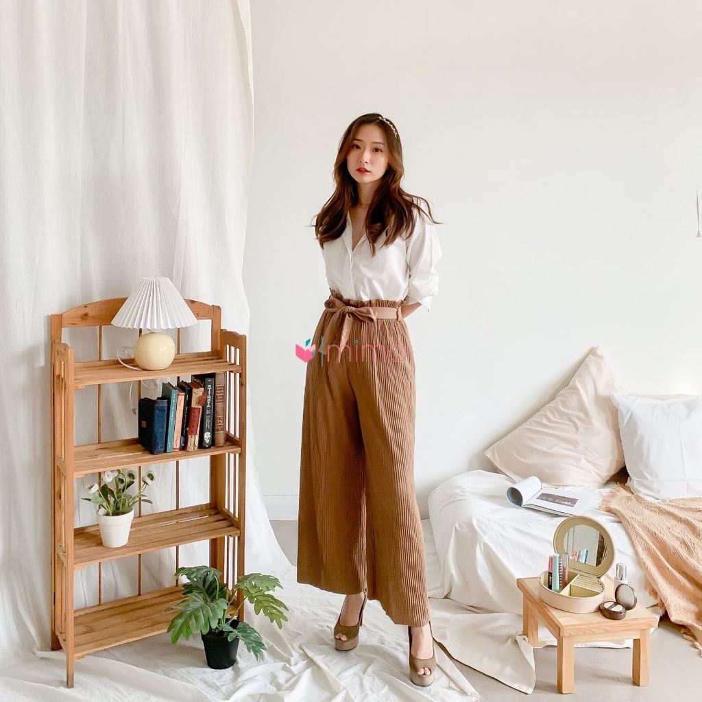 Premium Highwaist Pleats Kulot