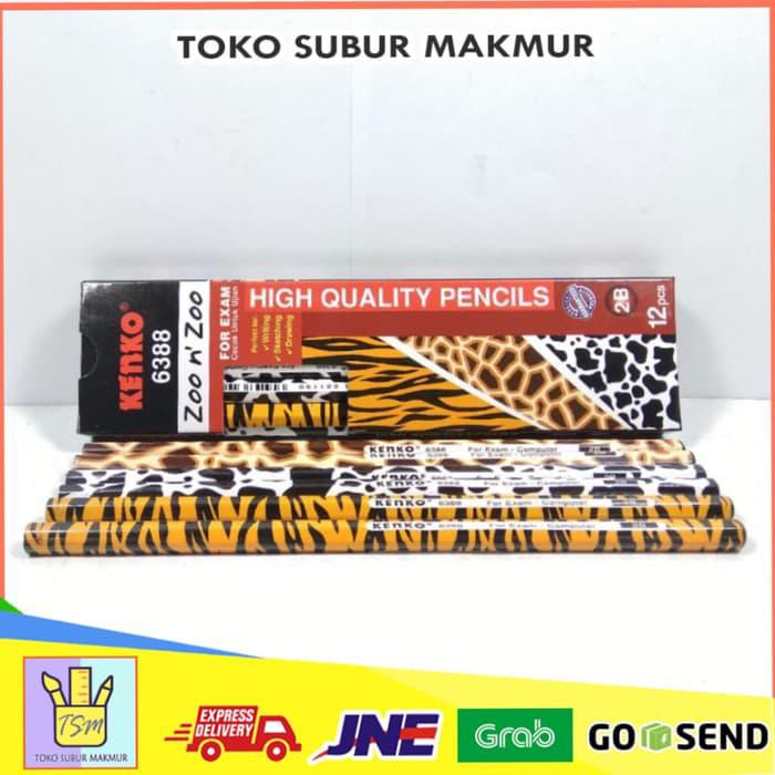 

[1 LUSIN] PENSIL 2B ANIMALS - KENKO