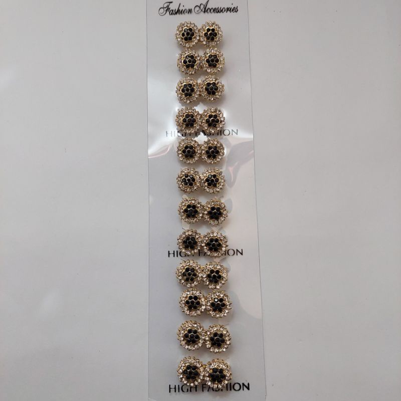 Bros Dagu Korea Kecil Full Mata Kecil Bros Dagu Murah Asesories hijab-Kuning hitam A