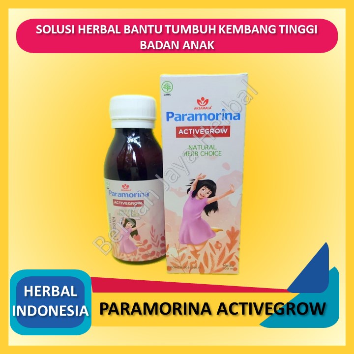 

Madu pertumbuhan anak Paramorina Active Grow 100 gr BPOM TR 203639171 mengatasi terlambat bicara, mendukung pertumbuhan gigi dan tulang