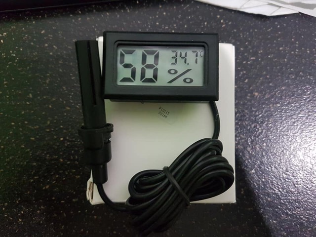 Mini Digital Thermometer &amp; Hygrometer With Probe