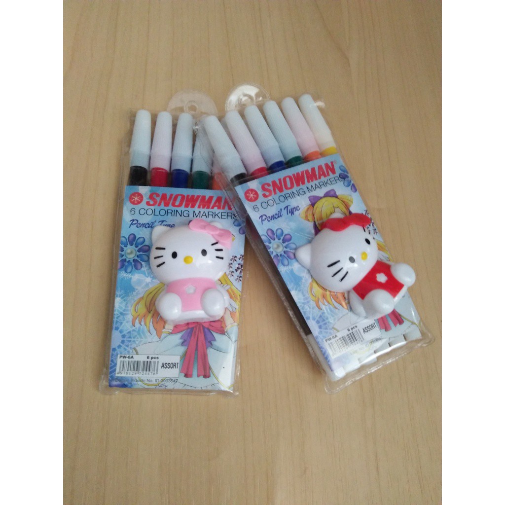 

(PAK) SPIDOL SNOWMAN 6 WARNA