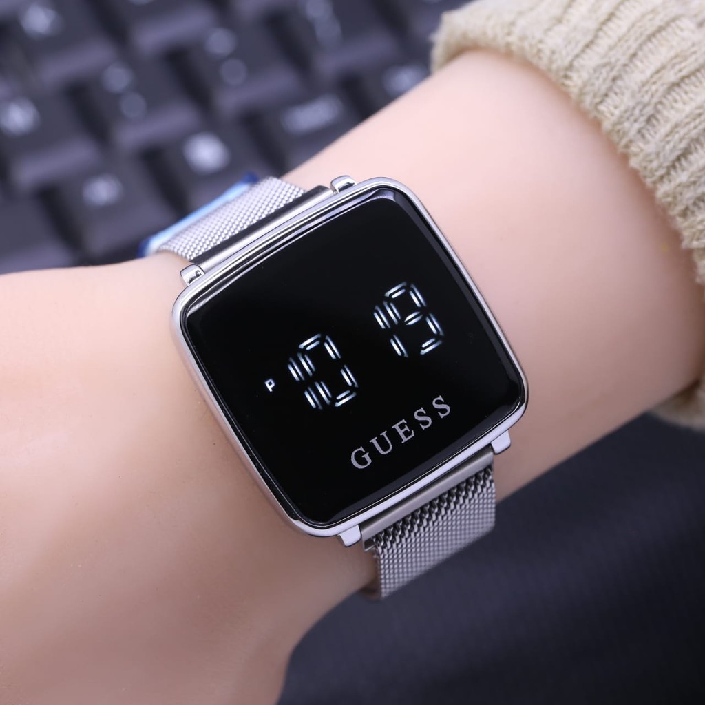 READY STOK LAGI JAM TANGAN WANITA/JAM TANGAN CEWEK/JAM TANGAN MURAH/JAM TANGAN GROSIR GUESS DIGITAL 
