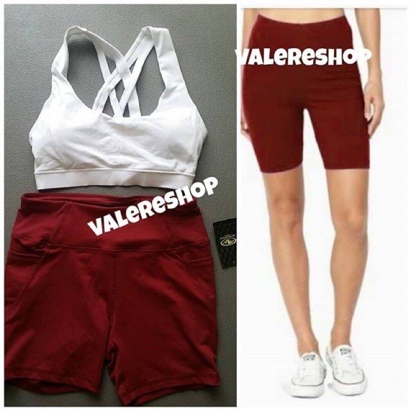 Athletic Short Pants Red