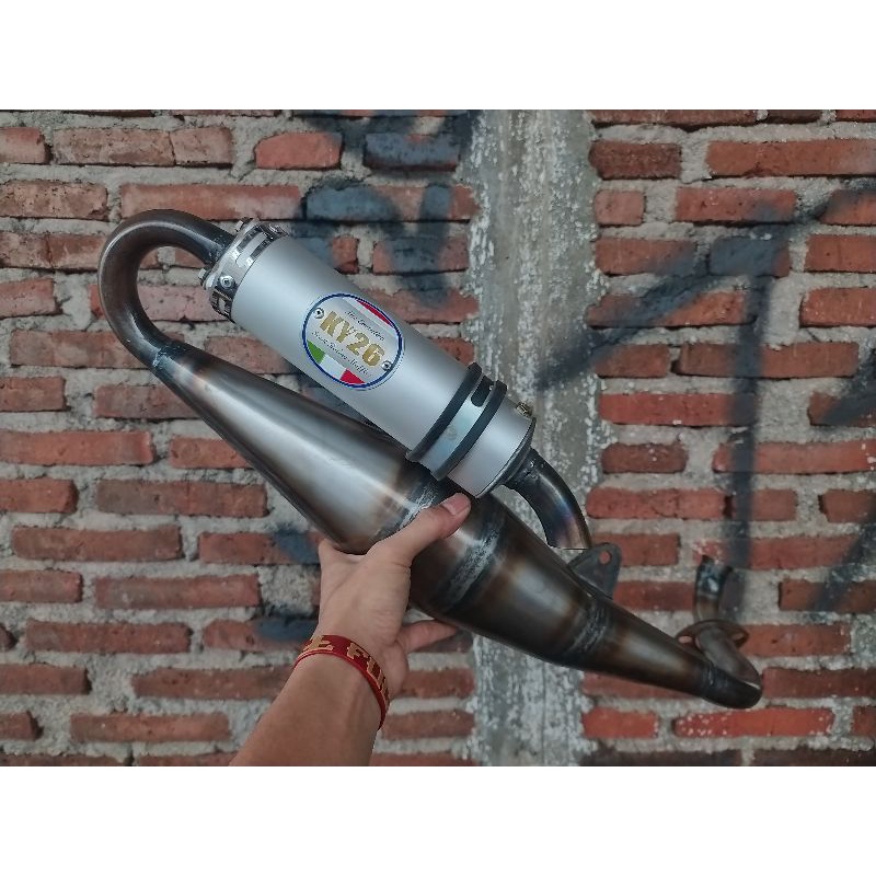 Knalpot Racing Matic 2 Tak Sanex qj50 Venus Malika Hyosung By KY26