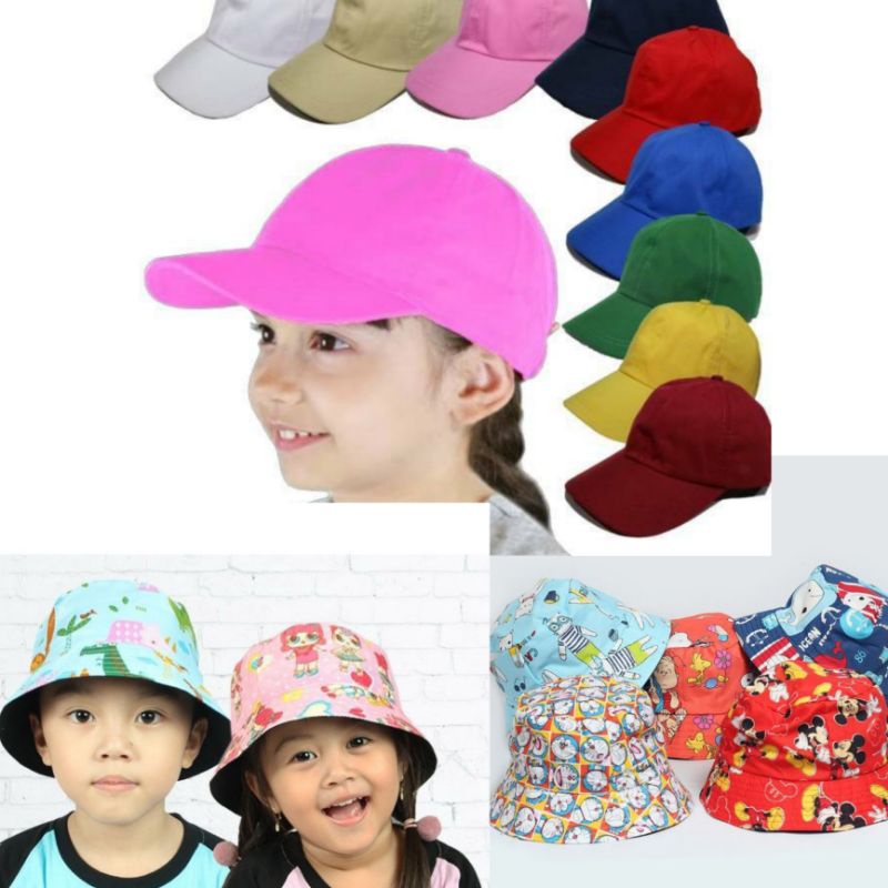 TOPI BUCKET HAT KARAKTER, TOPI BASEBALL ANAK,TOPI ANAK