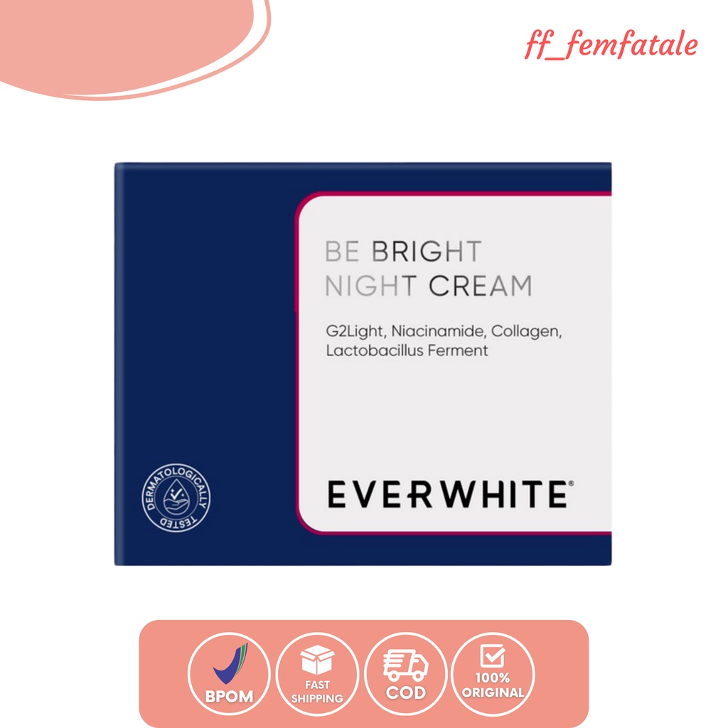 [FF] Everwhite Brightening Night Cream (Be Bright Series) / Krim Malam Original