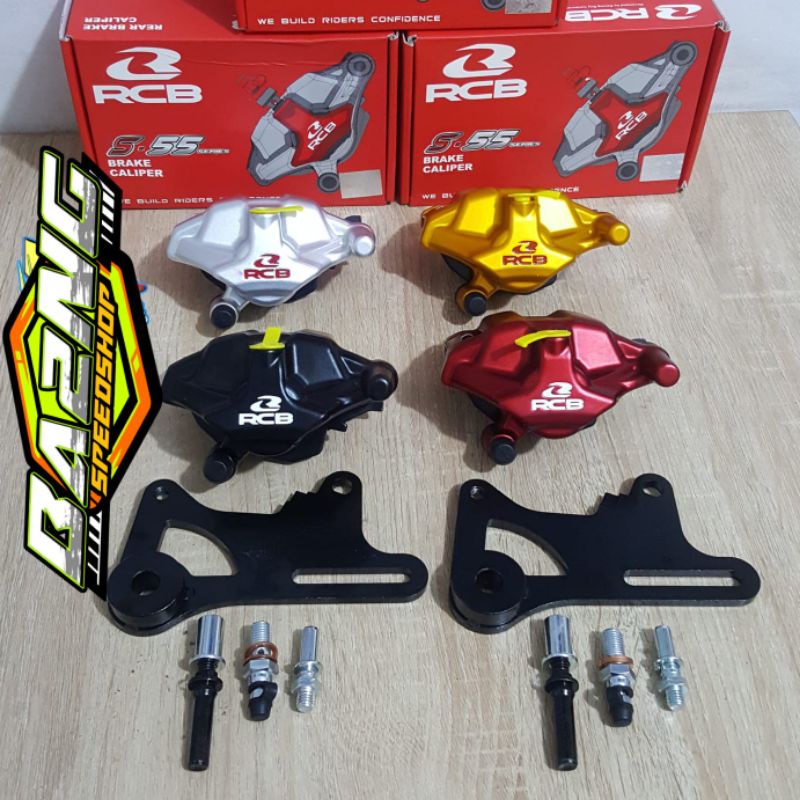 kaliper belakang RCB S2 UNIVERSAL SATRIA FU/FUFI INJEKSI/GSX 150/MX 135/SONIC/MX KING