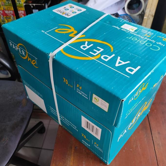 

KERTAS HVS ukuran F4 (polio)70grm paket 1dus (5 rim) KERTAS FOLIO