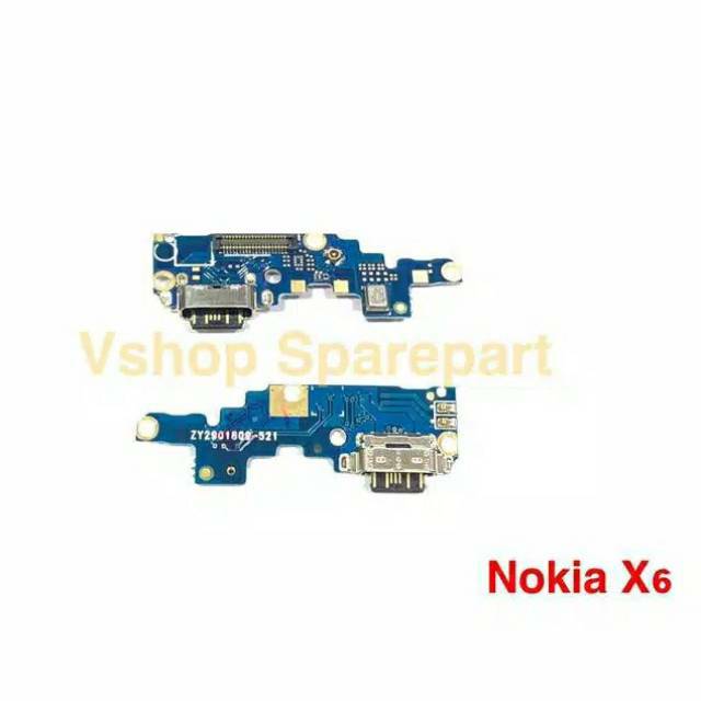 Fleksibel Konektor Charger Nokia X6 6.1 Plus | Konektor Cas Nokia 6.1 Plus Original