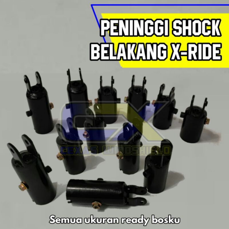 Peninggi shock belakang X-ride