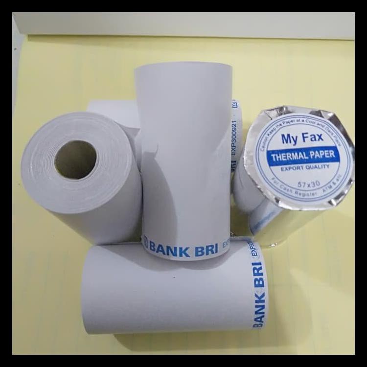 

Kertas Struk Thermal Logo Bank Bri 57X30Mm Boom Sale